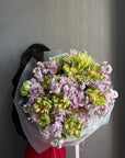 Bouquet “BLOOMTINI” - roses, hydrangeas, chamomiles