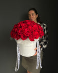 Flower Box "Freedom" - red roses