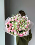 Duo Bouquet “Dreamy Ruffles” - stock, parrot tulips