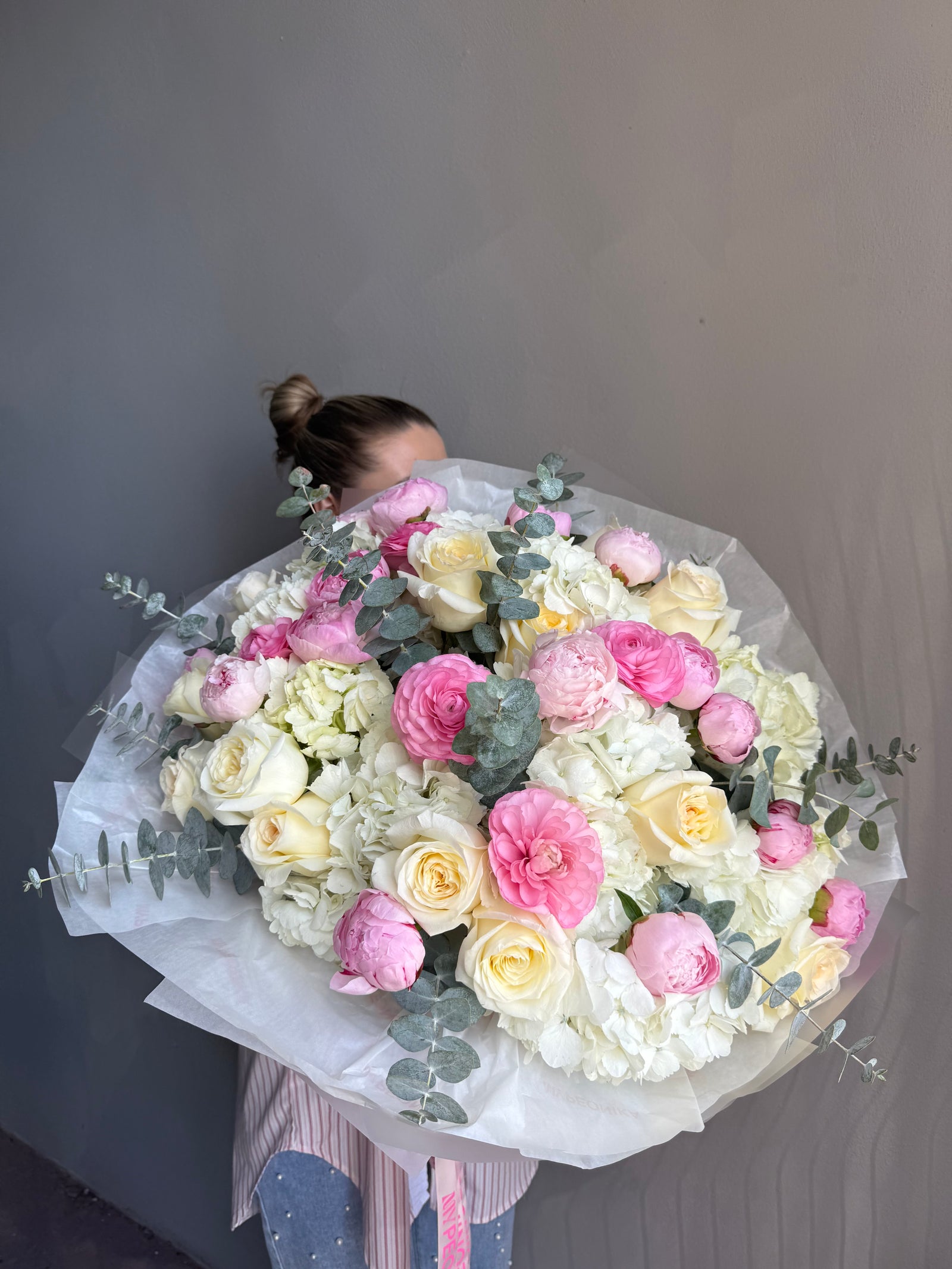 Bouquet "Heavenly Harmony" - peonies, roses, hydrangeas
