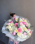 Bouquet "Heavenly Harmony" - peonies, roses, hydrangeas