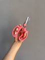 Floral Scissors — pink / green