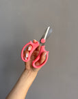 Floral Scissors — pink / green