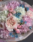 Bouquet “Everyone’s Type” — hydrangeas, roses, peonies