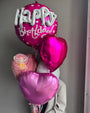 Happy birthday balloons set