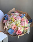 Set “Welcome New Baby” — bouquet and balloons