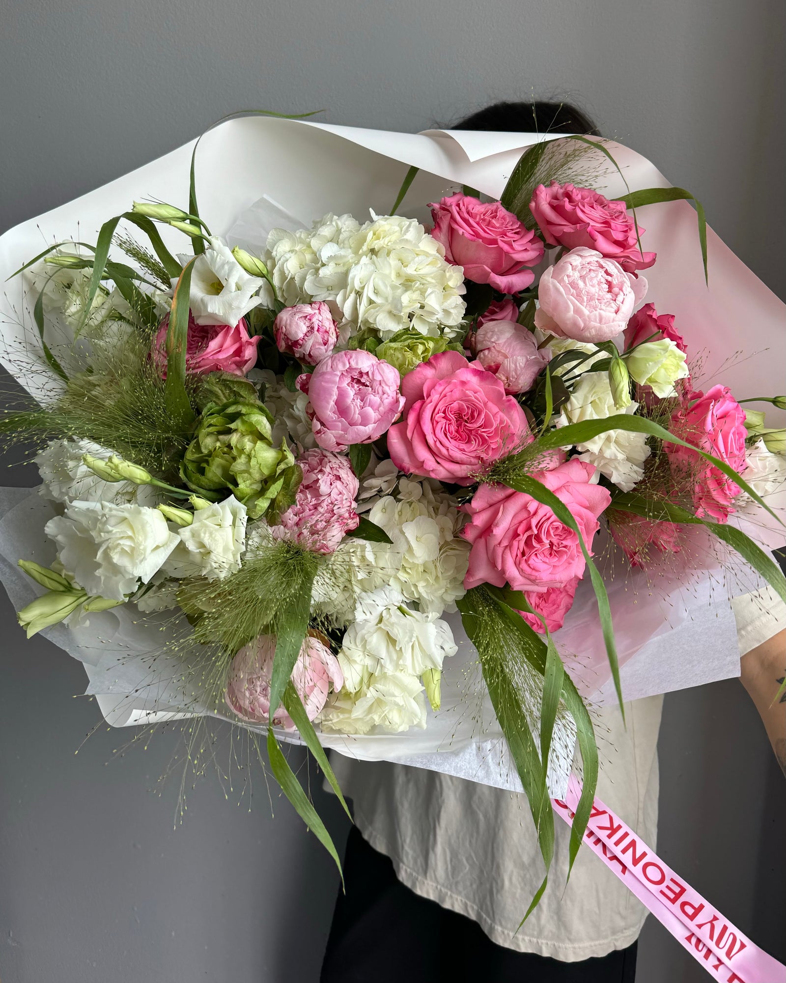 Bouquet “Floral Reverie” - peonies, roses, hydrangeas
