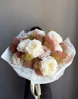 Bouquet “Fluffy Glow” — festiva, smoke tree
