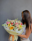 Bouquet “Cutie Pie” - garden roses, stock