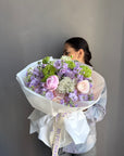 Bouquet “Made for YOU” — hydrangea, peonies, ranunculus, viburnum, stock flowers