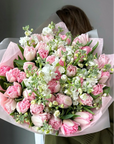 Duo Bouquet “Dreamy Ruffles” - stock, parrot tulips