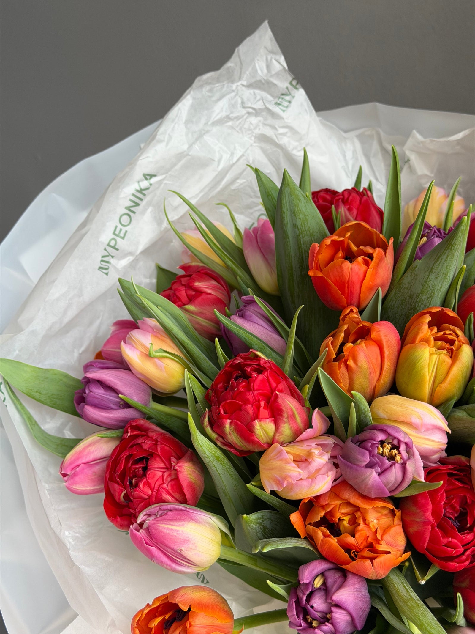 Bouquet "Petal Pop" - mixed of Holland tulips