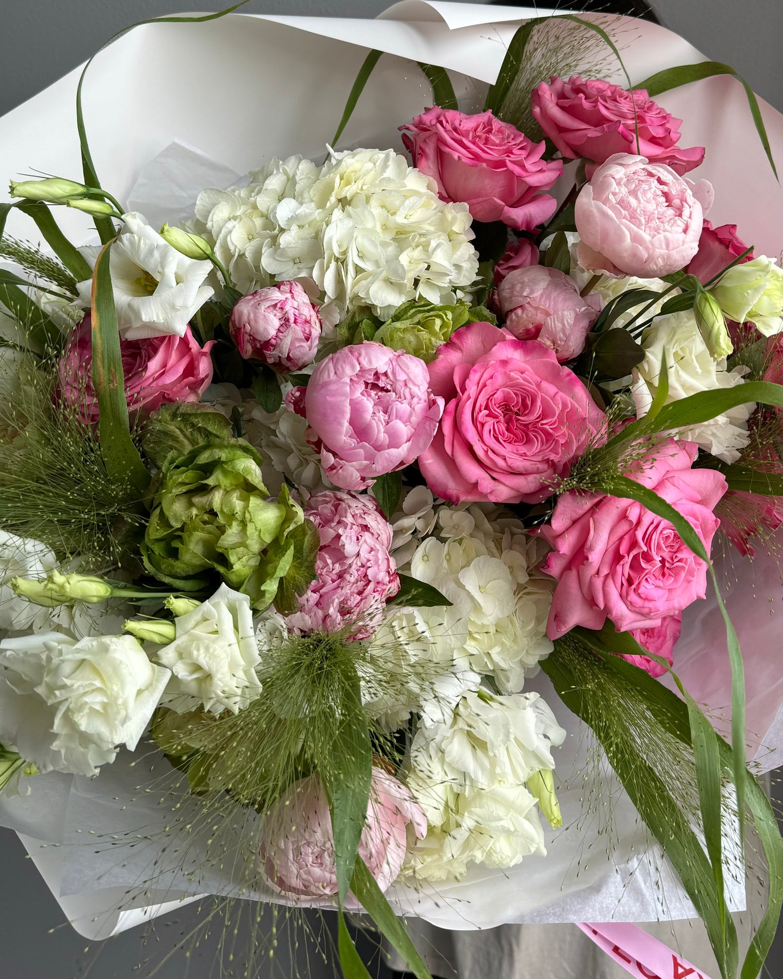 Bouquet “Floral Reverie” - peonies, roses, hydrangeas