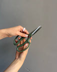 Floral Scissors — pink / green