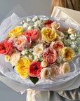 Bouquet “Cutie Pie” - garden roses, stock