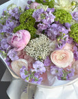 Bouquet “Made for YOU” — hydrangea, peonies, ranunculus, viburnum, stock flowers