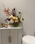 Interior arrangement in a vase  "Autumn Muse"