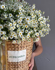 Basket with Daisies