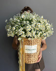 Basket with Daisies