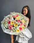 Bouquet “Cutie Pie” - garden roses, stock