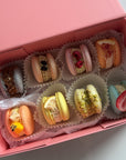"Eight Ways to Say Love" - Set of 8 Large Macarons (AVAILABLE EXCLUSIVELY WITH BOUQUET ORDER)
