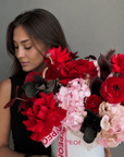 Flower Box “Aftertaste” — roses, ranunculus, hydrangea, calla lilies