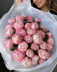Bouquet of Peonies "Gardenia"