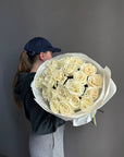 Bouquet "Playa Blanca" - 20 white roses