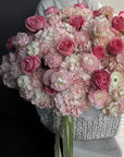 WOW-ARRANGEMENT “Barbie’s dream” - Peony roses, hydrangeas, ranunculus