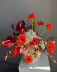Interior arrangement in a vase "Orange Is the New Bloom"