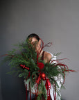 Christmas Arrangement in a Vase “Jolly Branches”