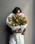 Bouquet "Tulip Tango" - mix of colored tulips