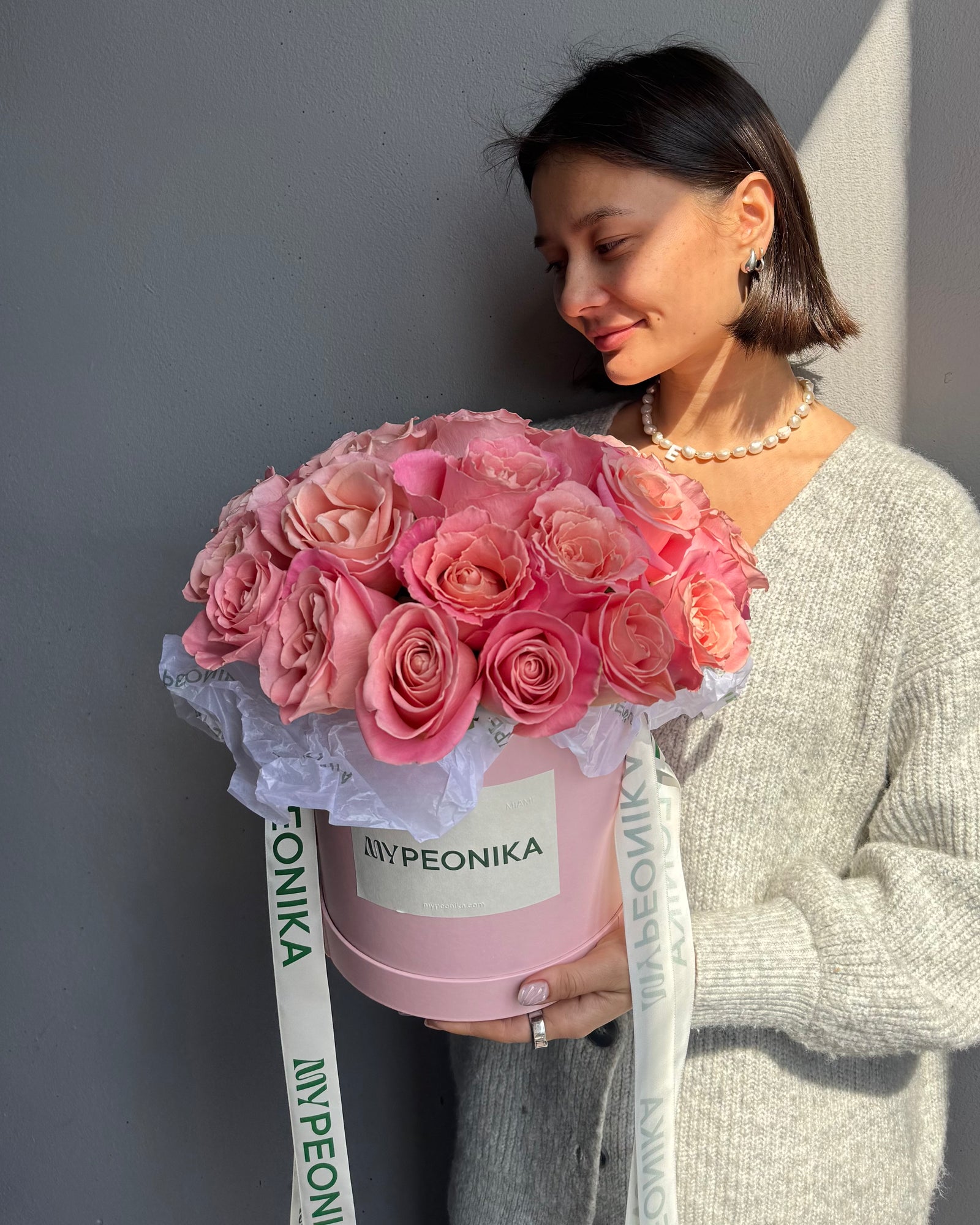 Flower box "Rose Vibes" - Expression Roses (Pink &amp; Yellow)