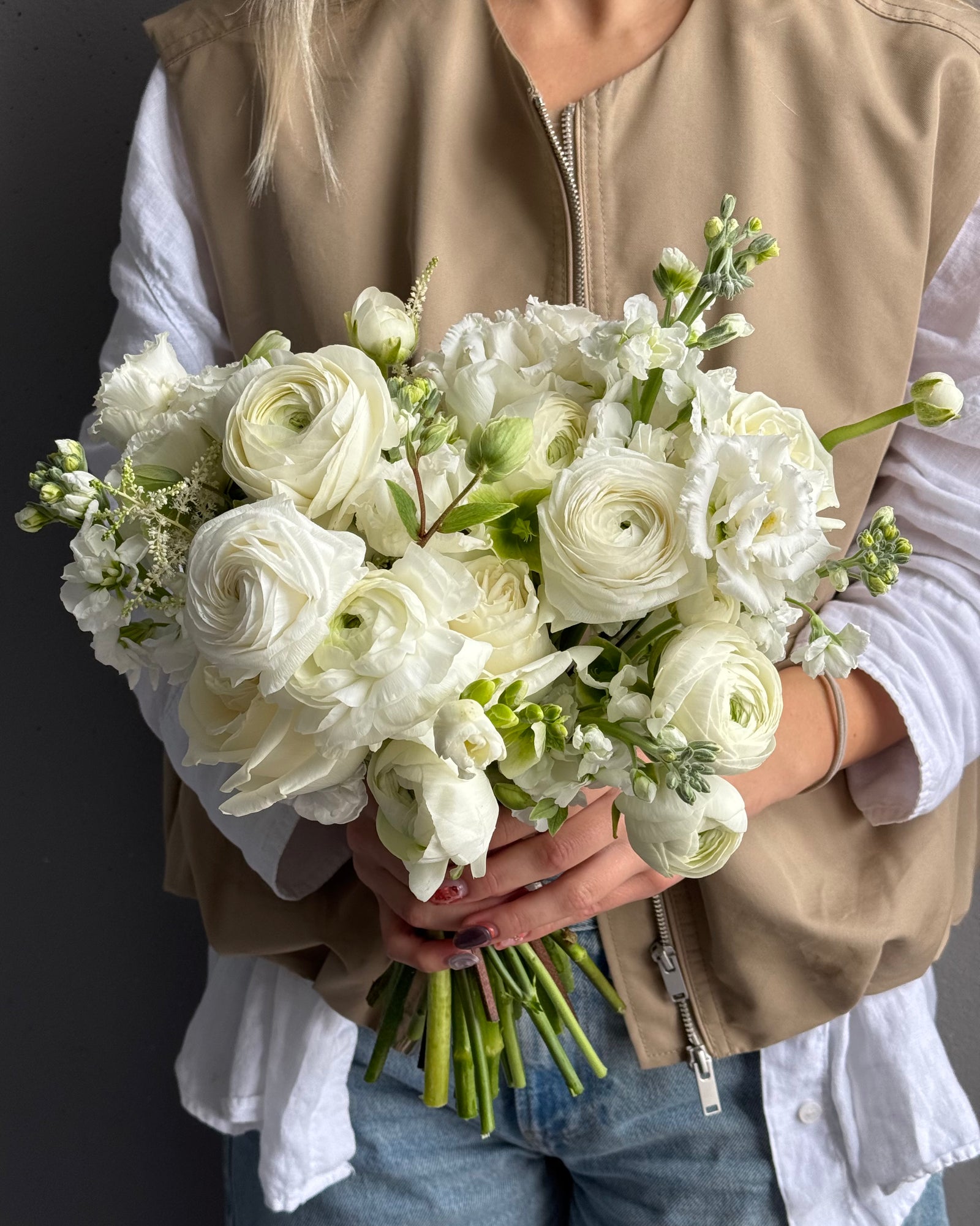 Wedding Bouquet "The One" - Hydrangeas , stock, peony roses