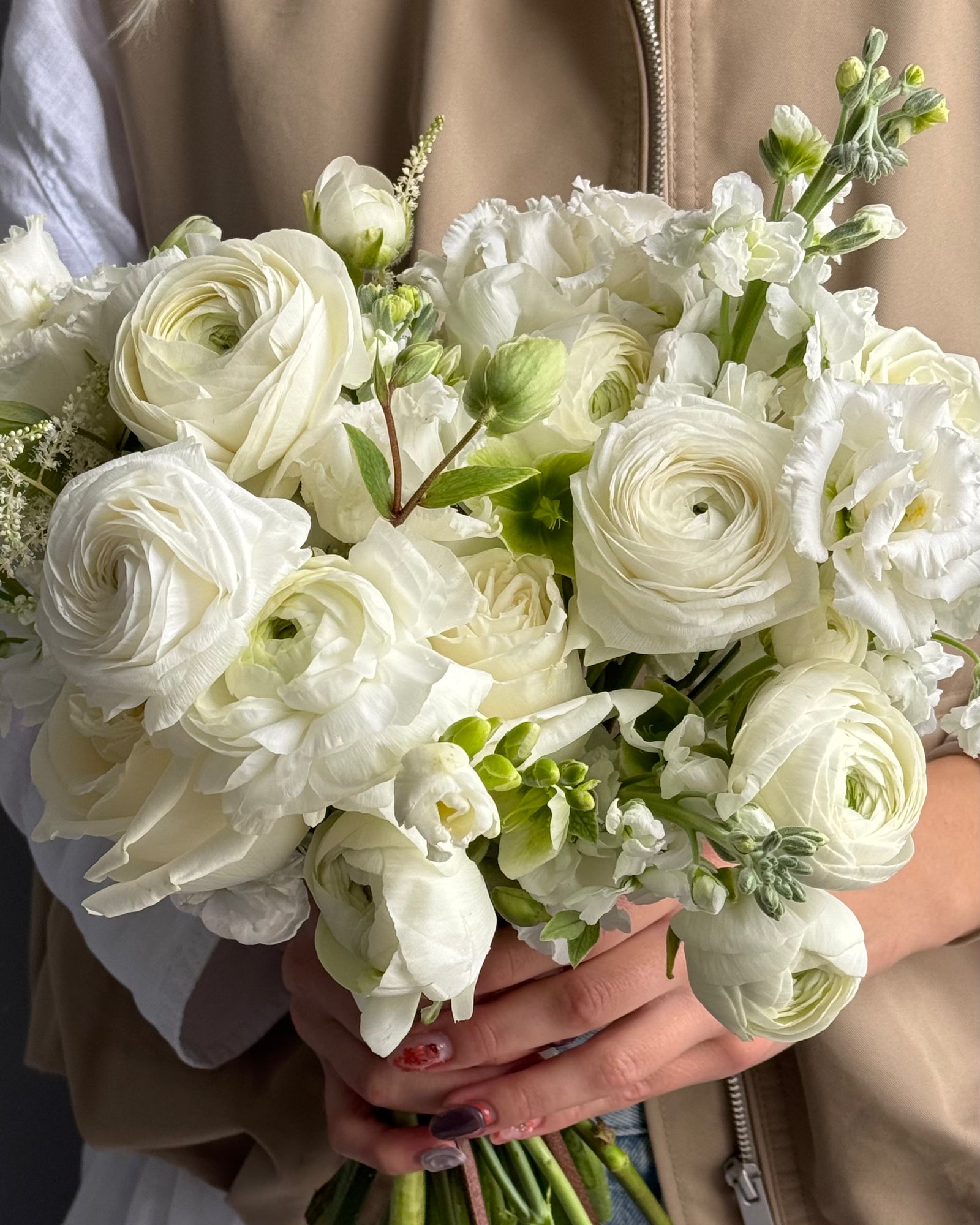 Wedding Bouquet "The One" - Hydrangeas , stock, peony roses