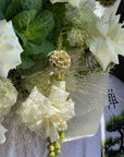 Bouquet “Serenity of Kyoto” - roses, brassicas