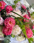 Bouquet “Peony Party Pop” - peonies, hydrangeas