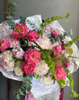 Bouquet “Peony Party Pop” - peonies, hydrangeas