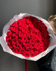 Bouquet "Freedom" - 100 red roses