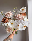 Wedding bouquet "Eternal Elegance" - Roses, cosmos