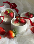 Dessert candle "Strawberry Delight"