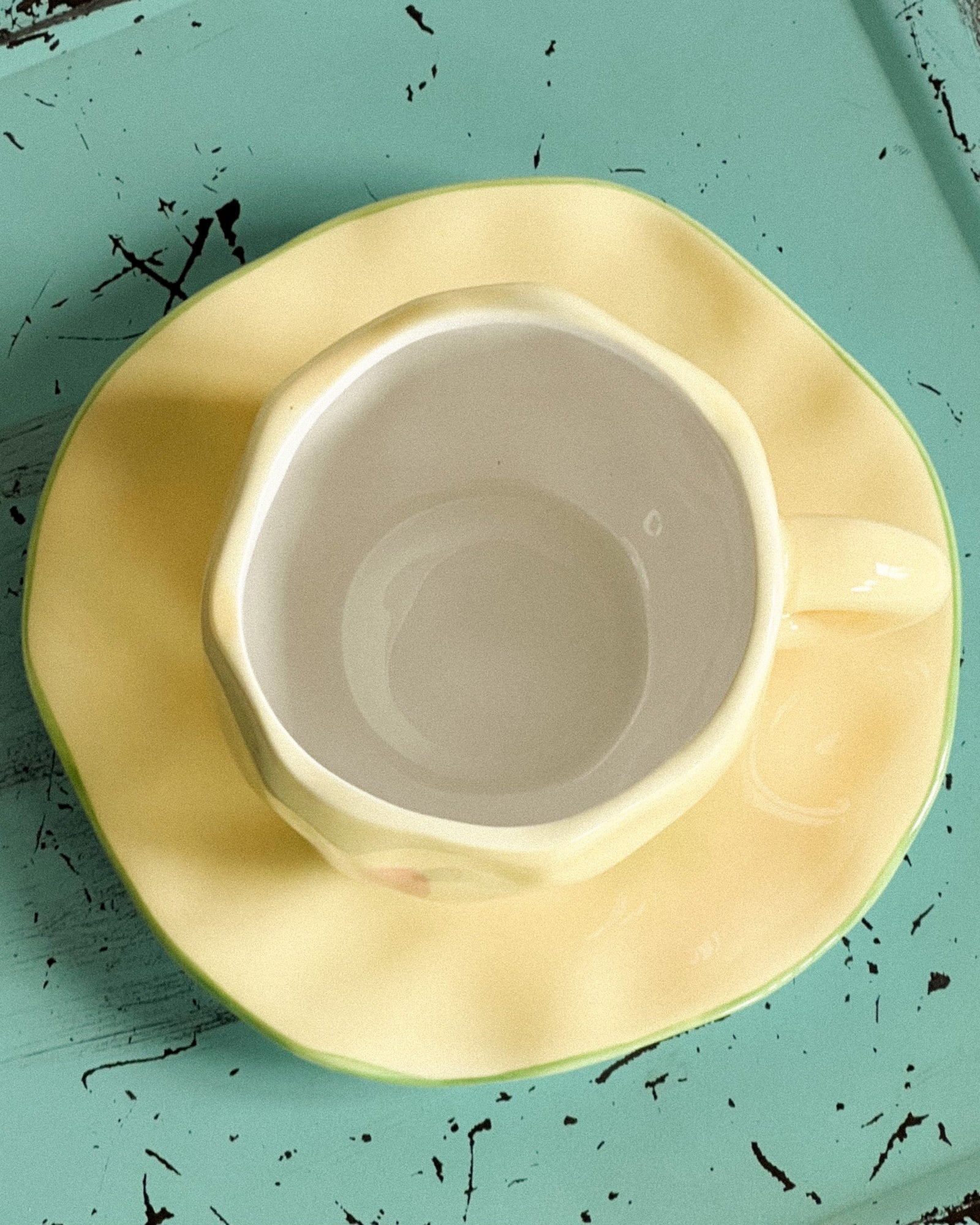 "Tulip Tête-à-Tête" - Handcrafted Clay Tea Duo