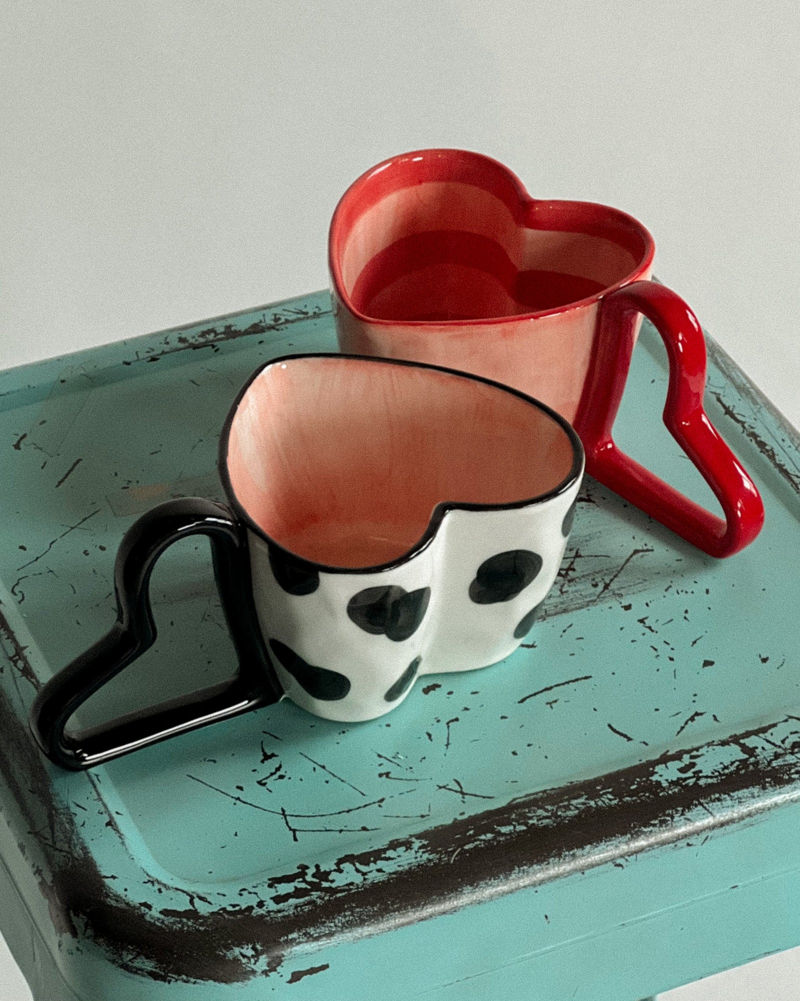 Heart-Shaped Mugs