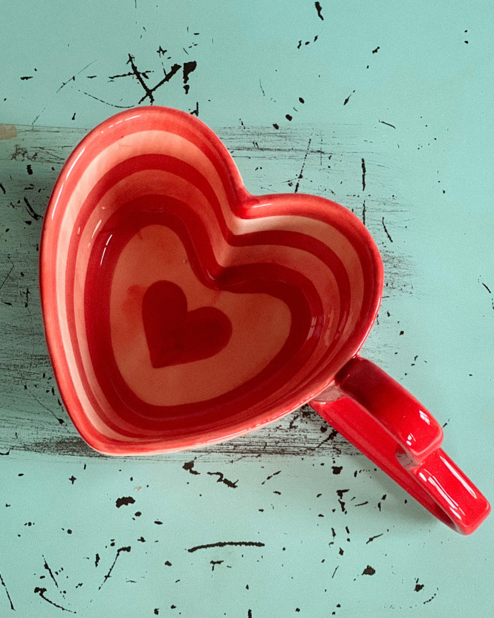 Heart-Shaped Mugs