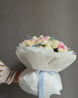 Bouquet “Thinking of You” — garden spray roses, dianthus, oxypetalum