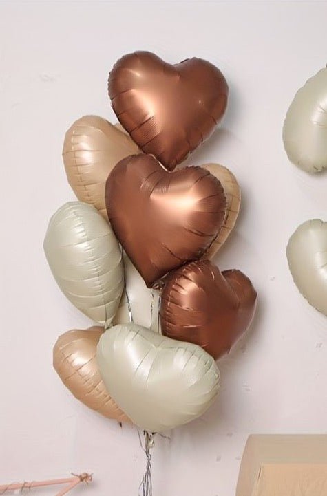 Balloons "Nude Hearts" - My Peonika Flower Shop