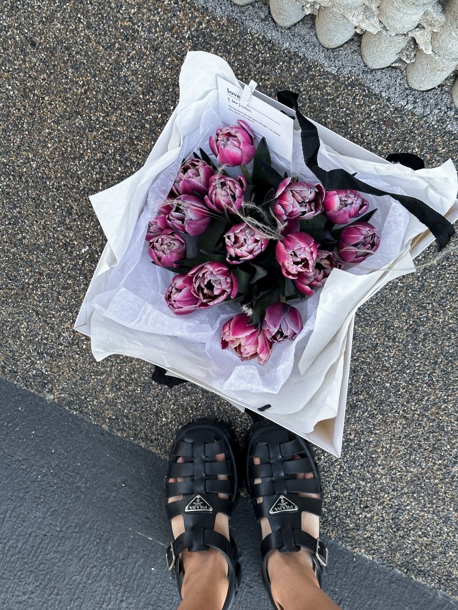 Bouquet "Bohemian Tulips" - My Peonika Flower Shop