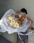 Bouquet " Cappuccino" - My Peonika Flower Shop