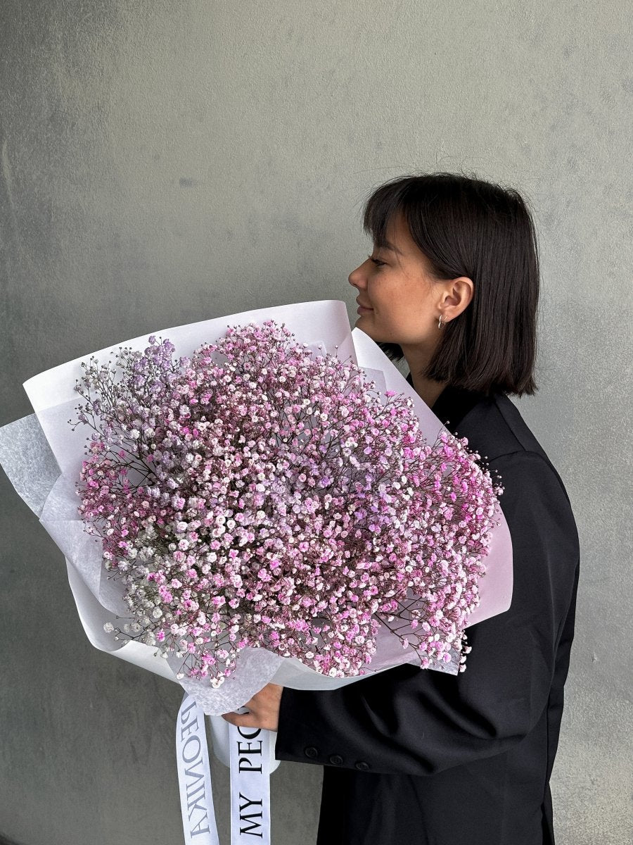Bouquet "Cosmic Baby's Breath" - My Peonika Flower Shop