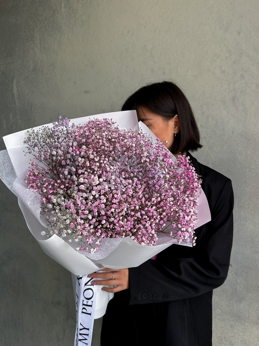 Bouquet "Cosmic Baby's Breath" - My Peonika Flower Shop